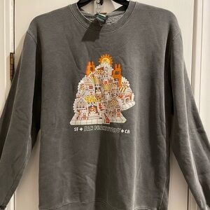 San Franpsyco Artist Series men’s sweatshirt. Size Small. Gray